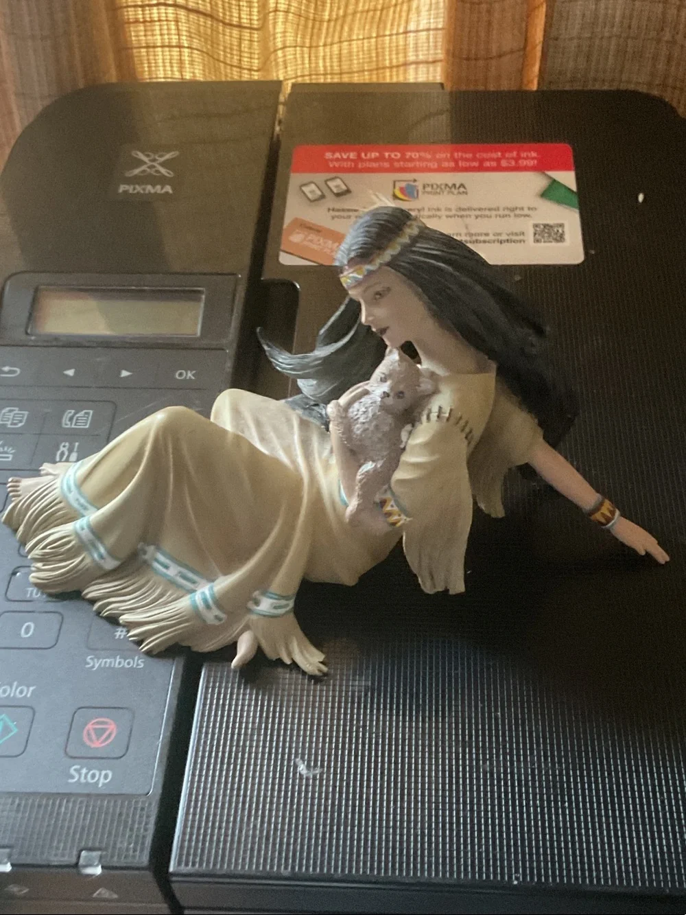 Spirit of Abundance and Spirit of Courage figure by Hamilton Collection